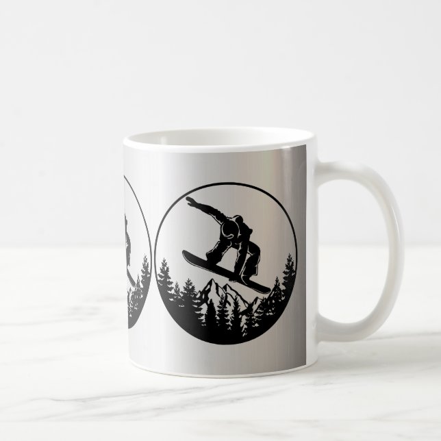 Caneca De Café Snowboard Coffee Mug (Direita)