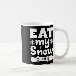 Caneca De Café Snowboard Come My Snowboard Shirt Para Mem W