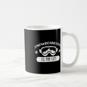 Caneca De Café Snowboard É Minha Vida Snowboard