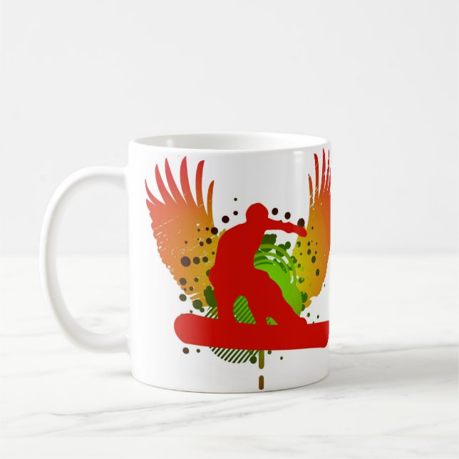 Caneca De Café snowboard hi-fi (Esquerda)