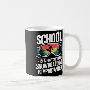 Caneca De Café Snowboard Lover Humor Design Funny Snowboarder