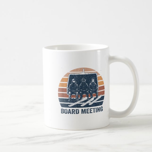 Caneca De Café Snowboard Meeting Snowboarding Vacation Skiing  (Direita)
