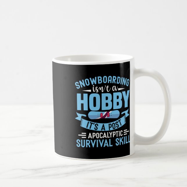 Caneca De Café Snowboard não é um Hob (Direita)