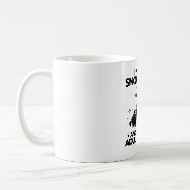 Caneca De Café Snowboard Sayings| Presentes de Montanhas Snowboar (Esquerda)