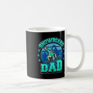 Caneca De Café Snowboard Snowboard Incrível Pai Men Gift