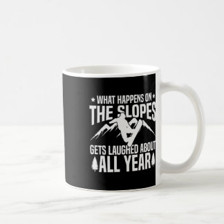 Caneca De Café Snowboard Snowboard O Que Acontece Nos Slopes