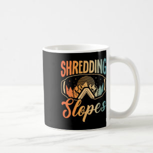 Caneca De Café Snowboard Snowboard Outfit Shreding Slopes Sno