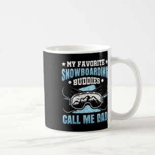 Caneca De Café Snowboard Snowboard Pai Padre Vintage Meu Favor