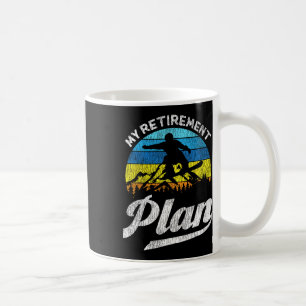 Caneca De Café Snowboard Snowboard Retyre Vintage Retro My Ret