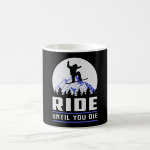 Caneca De Café Snowboard Snowboard Snowboard Snowboarder Engraça