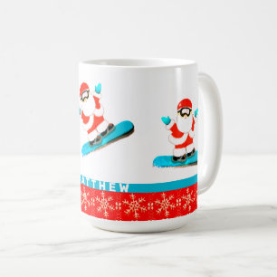 Caneca De Café Snowboard Snowboarder Natal