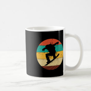 Caneca De Café Snowboard Vintage Retro Snowboard Mountain Wint