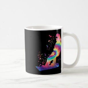 Caneca De Café Snowboarder Colorful Snowboard 40