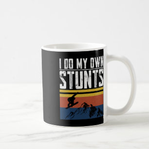 Caneca De Café Snowboarder Eu Faço Minhas Próprias Pedras Snowboa