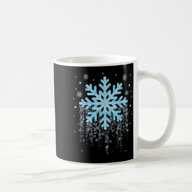 Caneca De Café Snowflake Costume Winter Christmas Matching Mens W (Direita)