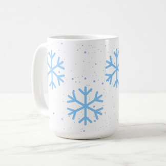 Caneca De Café Snowflakes Holiday Mug