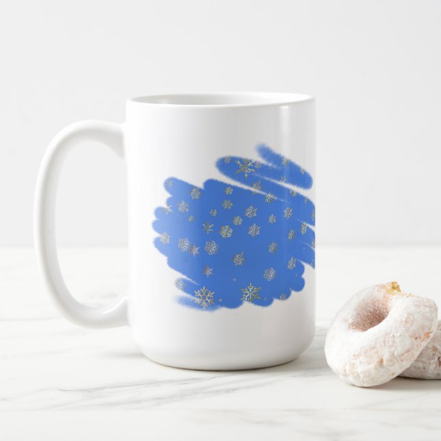 CANECA DE CAFÉ SNOWFLAKS (Com Donut)