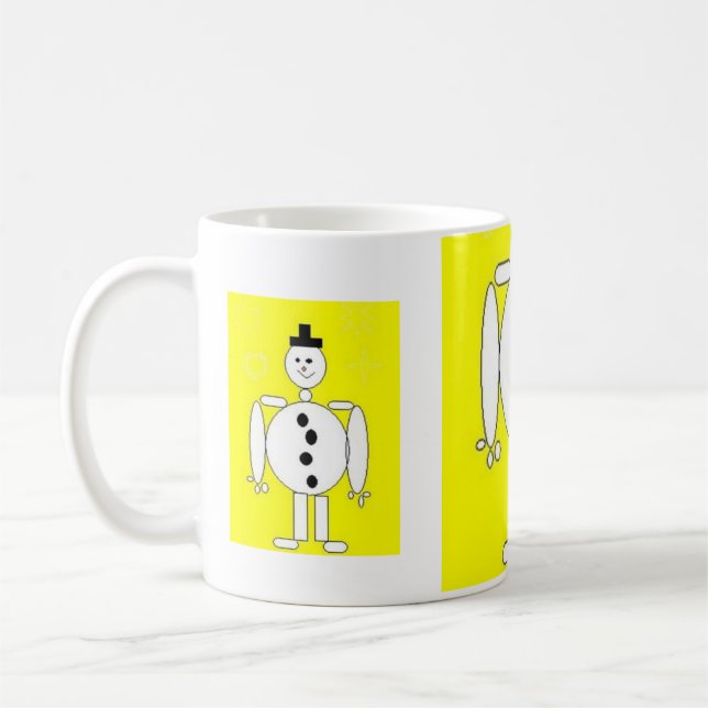 Caneca De Café Snowman (Esquerda)