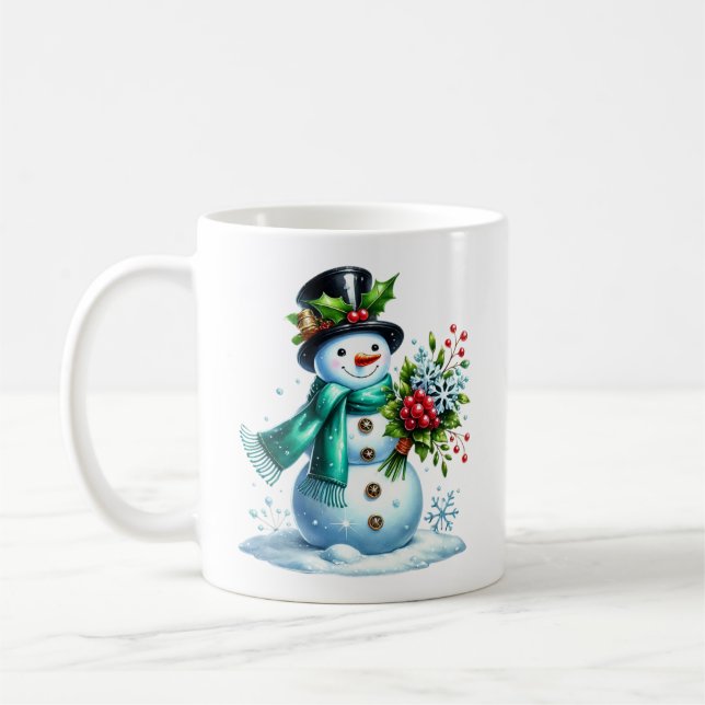 Caneca De Café Snowman Caffee Mug (Esquerda)