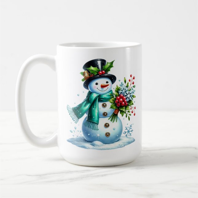 Caneca De Café Snowman Caffee Mug (Esquerda)