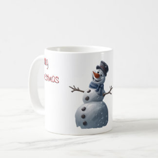 Caneca De Café Snowman Christmas Mug