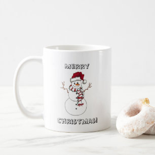 Caneca De Café Snowman Christmas Mug