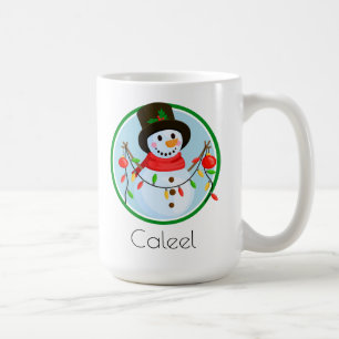 Caneca De Café Snowman Christmas Mug: Sip in Holiday
