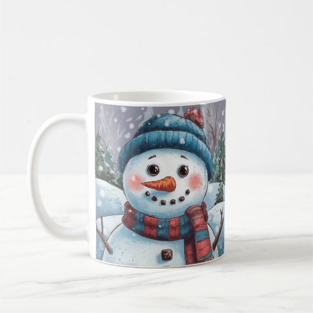Caneca De Café Snowman Holiday Mug Frosty (Esquerda)
