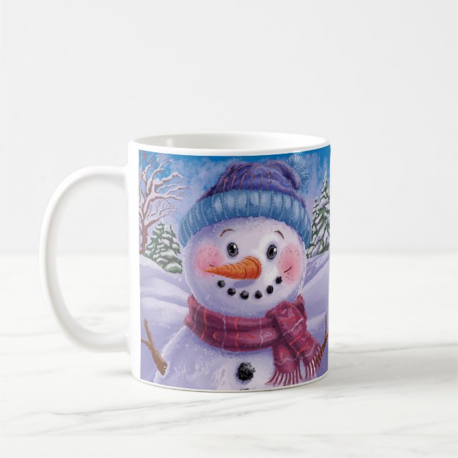 Caneca De Café Snowman Holiday Mug Frosty (Esquerda)