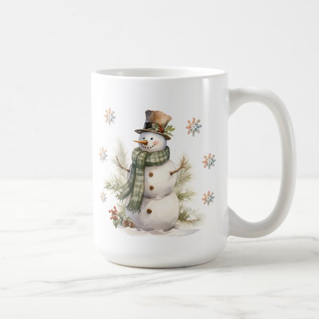 Caneca De Café Snowman Mug (Direita)