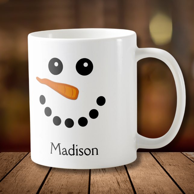 Caneca De Café Snowman Mugs Personalizado (Criador carregado)
