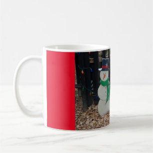 Caneca De Café Snowman no inverno para o Natal