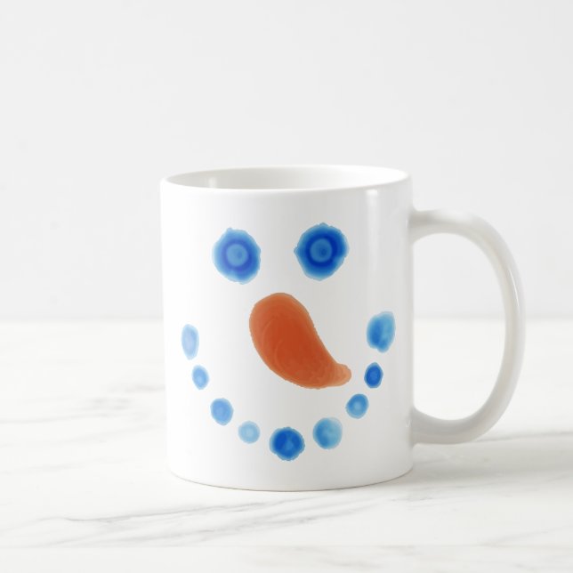 Caneca De Café Snowman Smile (Direita)