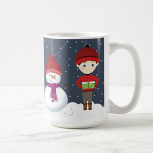 Caneca De Café Snowman Winter Wonderland