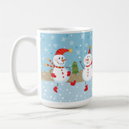 Caneca De Café Snowmen Mug