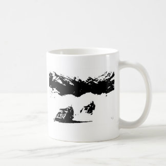 Caneca De Café Snowmobile que compete o motim