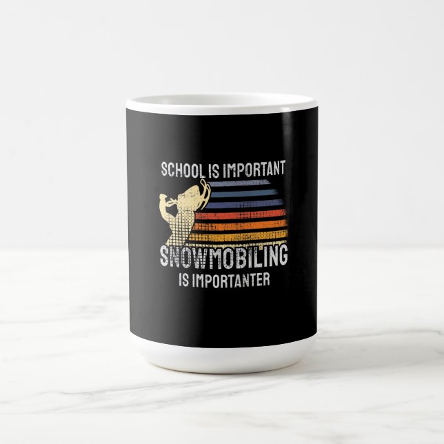 Caneca De Café Snowmobiling Snowmobile (Centro)