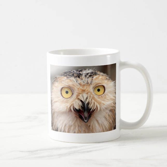 Caneca De Café Snowy Owl (Direita)