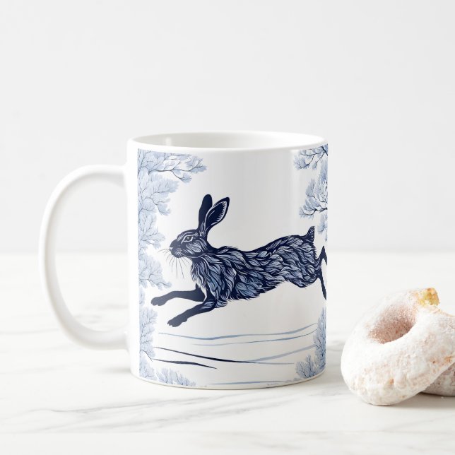 Caneca De Café Snowy Serenity (Com Donut)