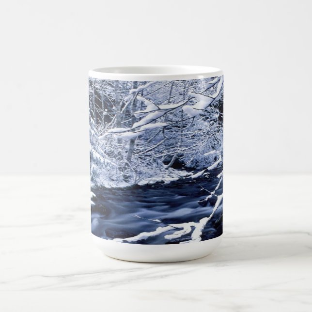 Caneca De Café Snowy Stream - (Centro)