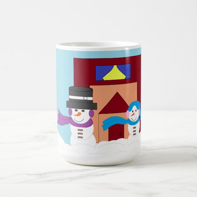 Caneca De Café Snowy Winter (Centro)