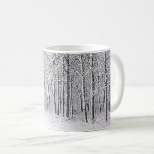 Caneca De Café Snowy Woods - Café Mug