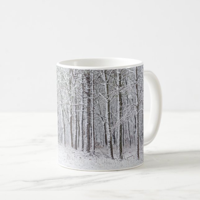 Caneca De Café Snowy Woods Coffee Mug (Frente Esquerda)
