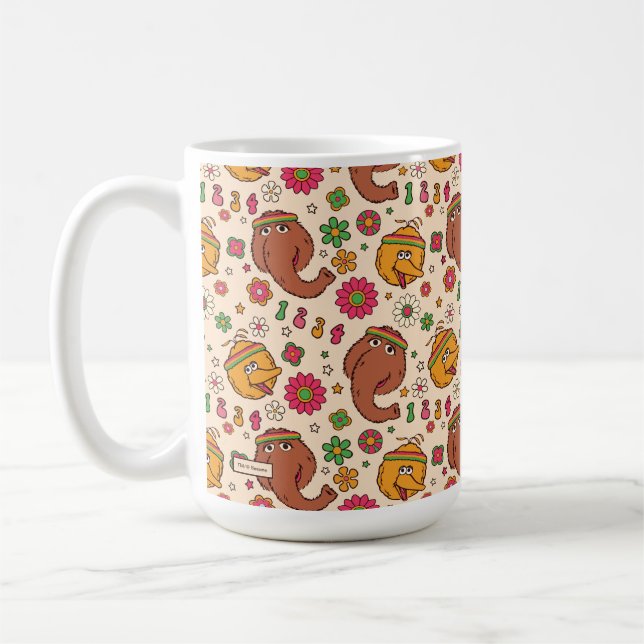 Caneca De Café Snuffleupagus e Flor de Aves Grandes (Esquerda)