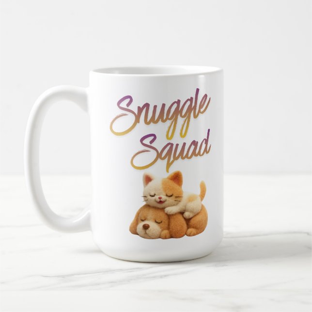 Caneca De Café Snuggle Squad  (Esquerda)