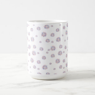 Caneca De Café Só Aqui Para Os Fogos De Artifício Engraçados Para