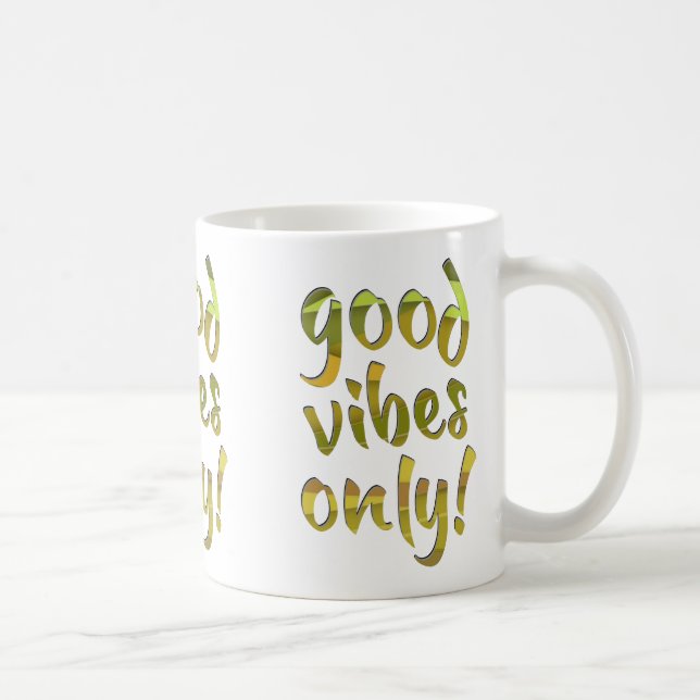 Caneca De Café Só Boas Vibrações! (Direita)