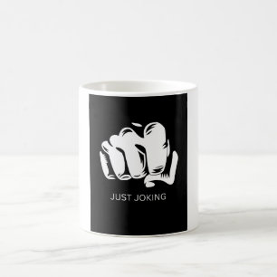Caneca De Café Só brincando de Design de humor engraçado