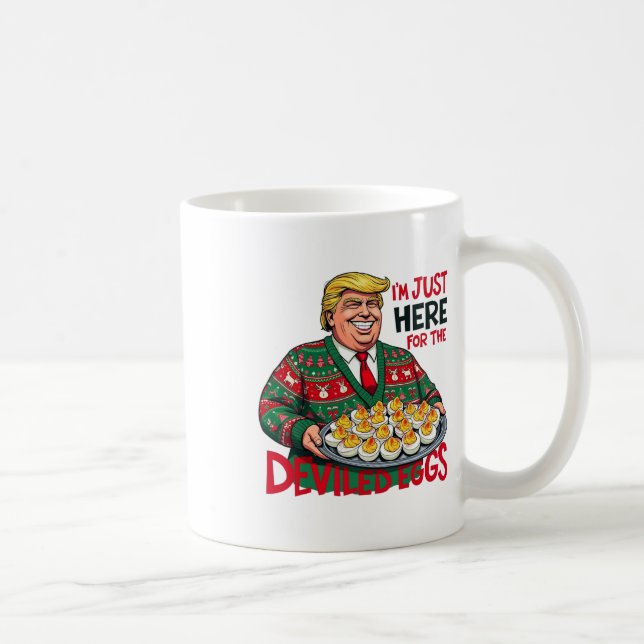 Caneca De Café Só estou aqui para os ovos devorados. (Direita)