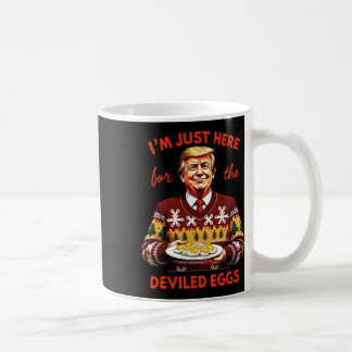 Caneca De Café Só estou aqui para os ovos devotos Engraçados.